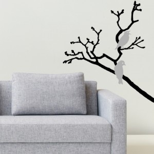Birds on a branch_wall sticker
