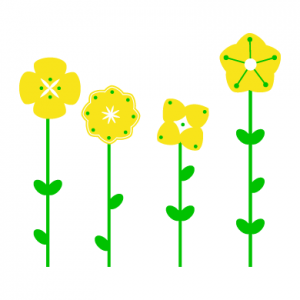 Spring Flowers_wall stickers set
