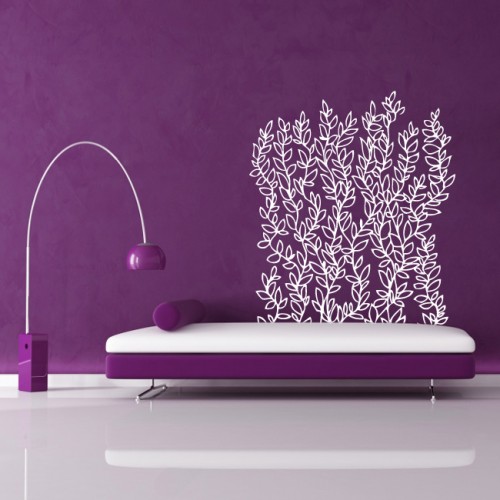 leaf wall_wall sticker