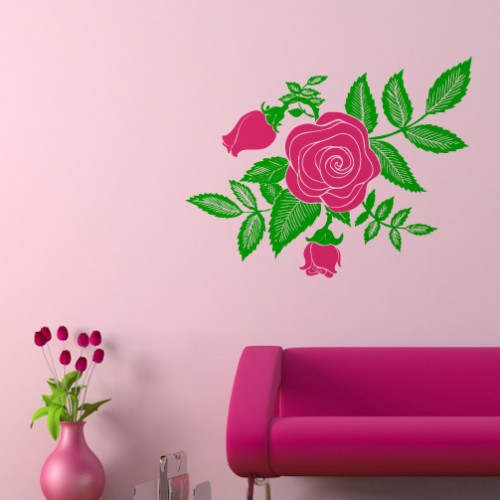 rose_wall sticker