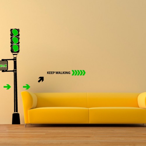 traffic light_wall sticker